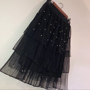 Adorable Pearl Tutu Skirt